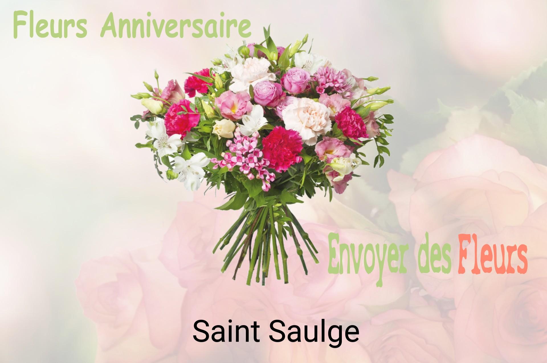 Bouquet de fleurs d’anniversaire livré à Saint-Saulge