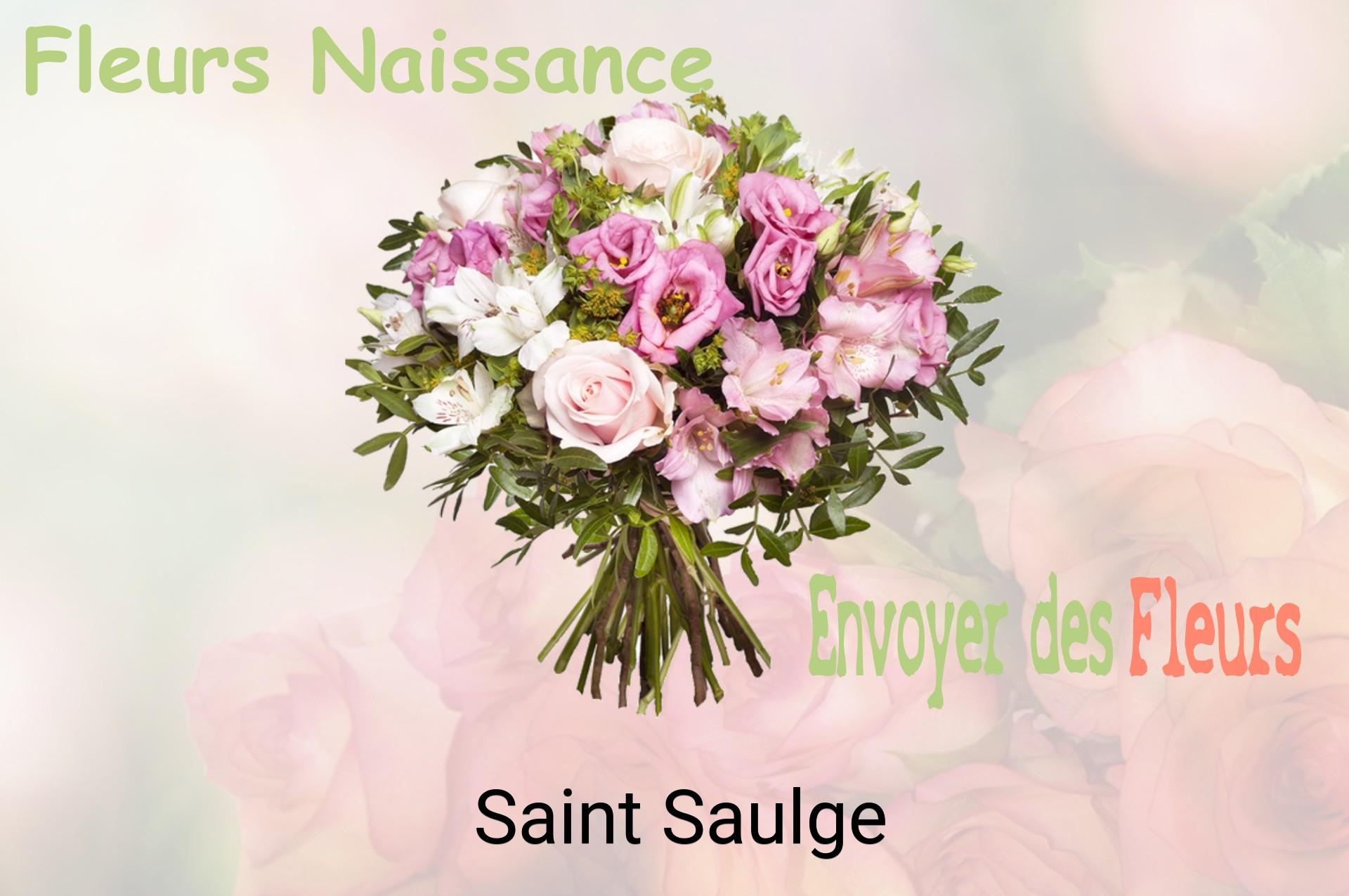 Bouquet de fleurs de naissance livré à Saint-Saulge